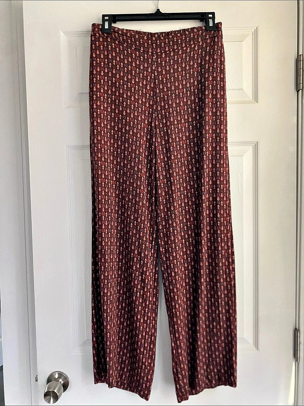 Old Navy High-Rise Wide Leg Wide Leg Printed Pants Size Small Like New